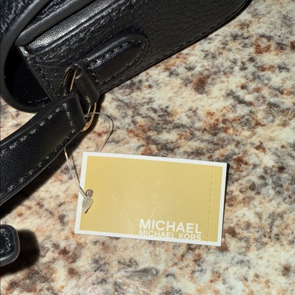 Michael Kors Black Leather Jet Set Travel Crossbody Bag - Picture 10 of 11